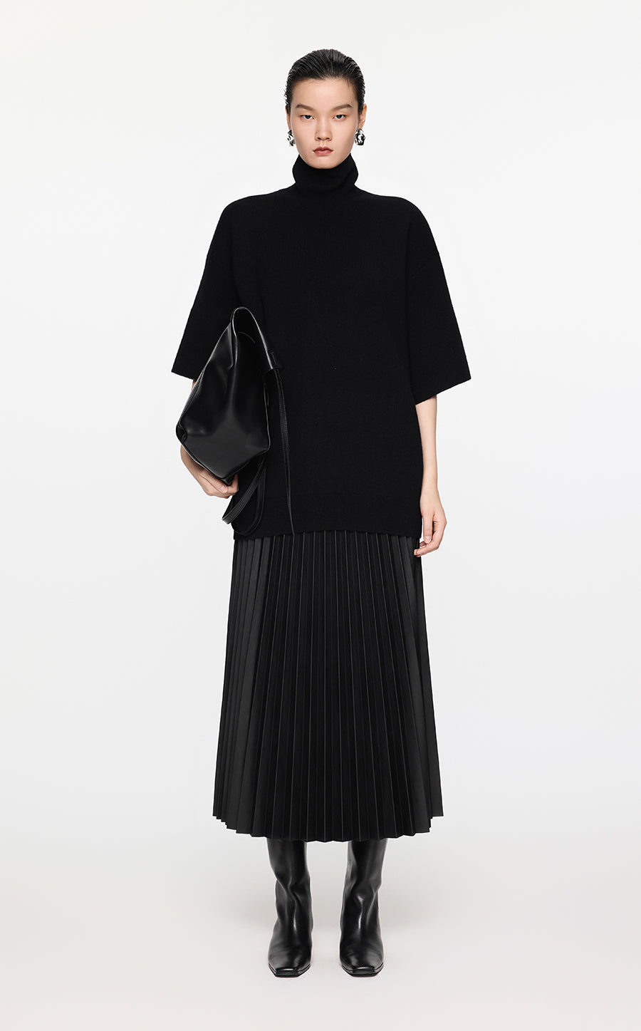 Skirt / JNBY Pleated Midi Skirt