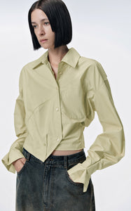 Shirt / JNBY Cotton Loose Long-sleeved Shirt(100% cotton)