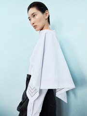 Shirt / JNBY Draped Poplin Long Sleeve Top
