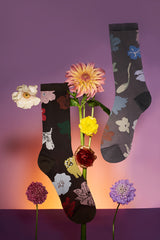 Socks / JNBY Floral Prints Mid-calf Socks