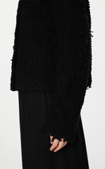 Sweater / JNBY Wool-Blend Pile Cardigan