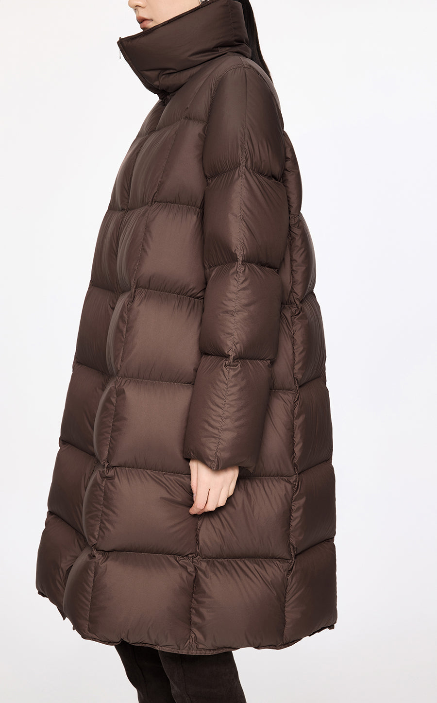 Coat / JNBY A-Shape Mid-Length Goose Down Jacket