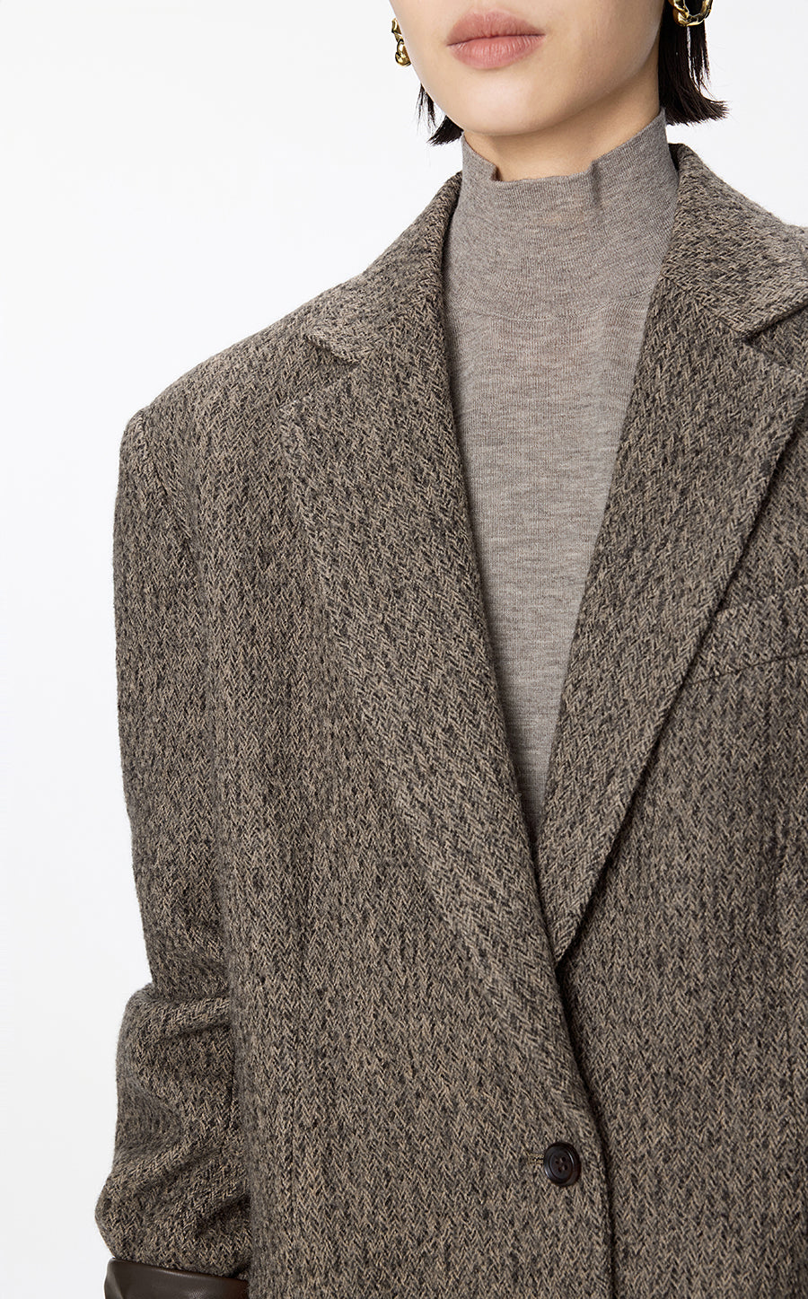 Blazer / JNBY Italian Wool Herringbone Blazer