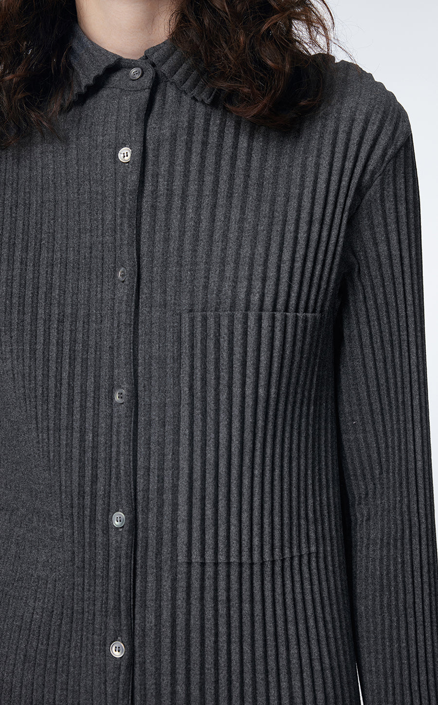 Shirt / JNBY Slim Fit Pleats Long-sleeve shirt