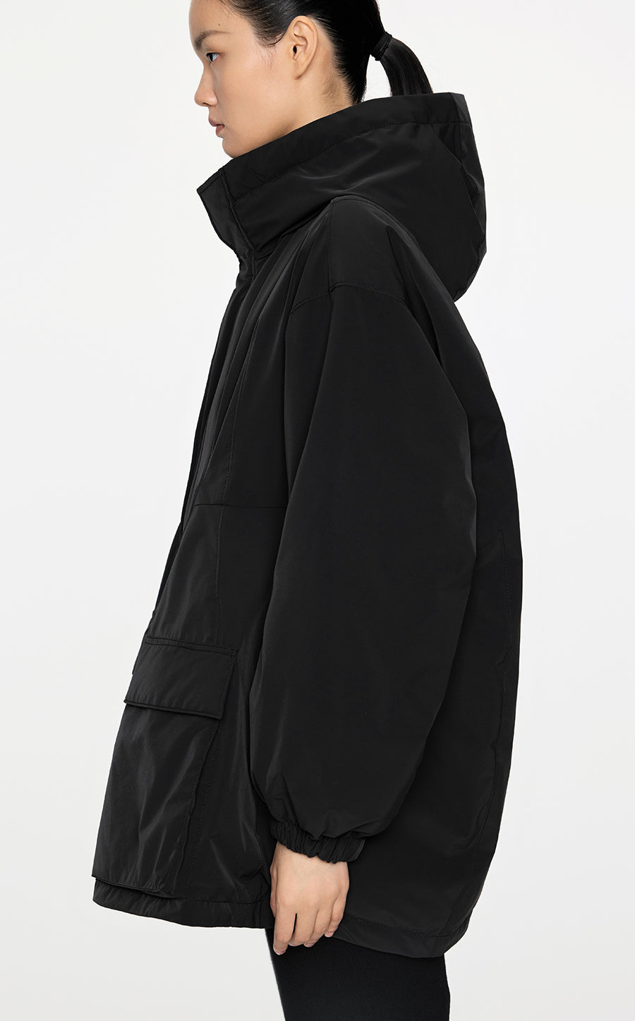 Coat / JNBY Windproof Hoodied Down Coat