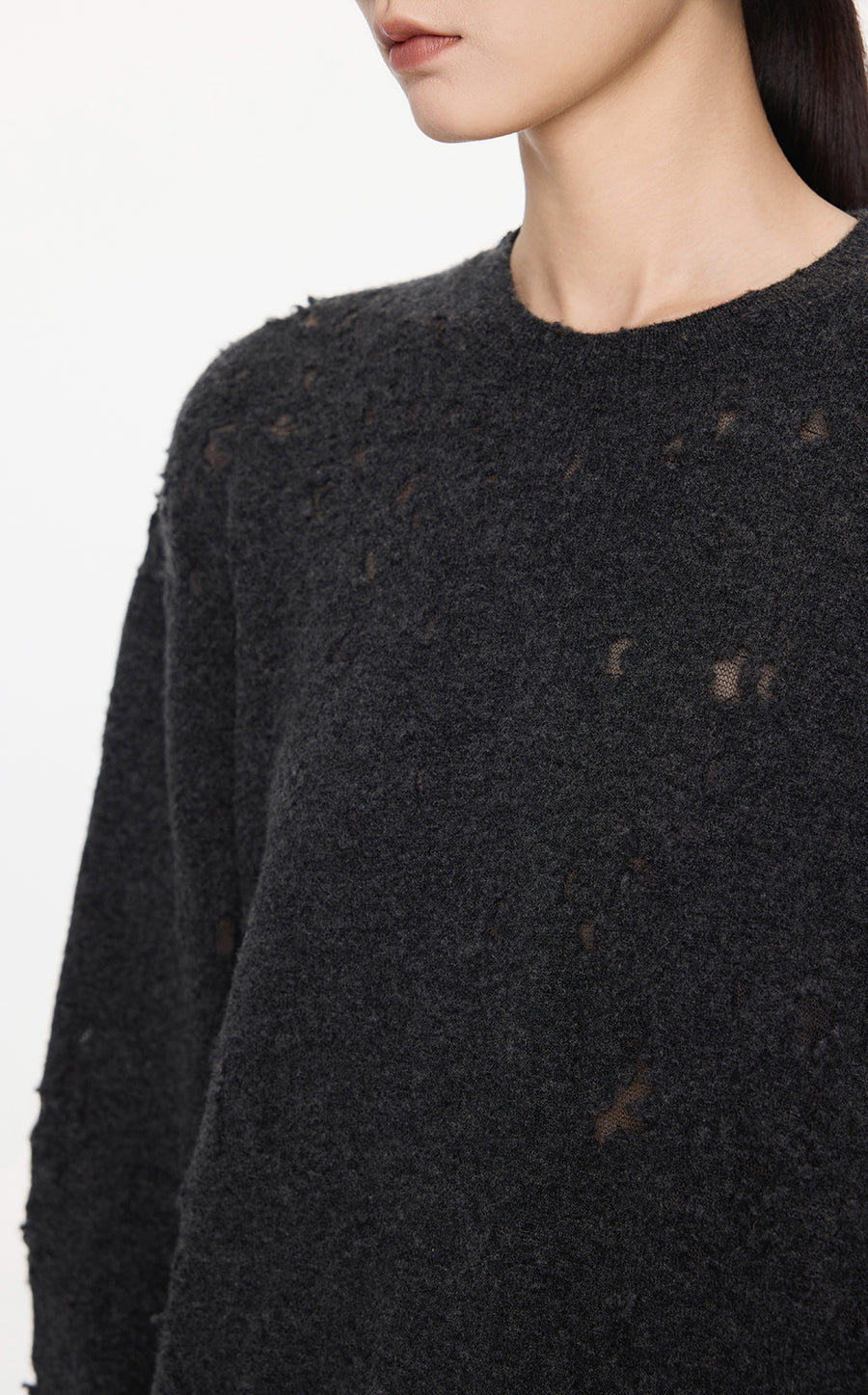 Sweater / JNBY Oversized Wool-Blend Sweater