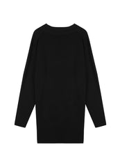 Dress / JNBY V-neck Wool Sweater Dress