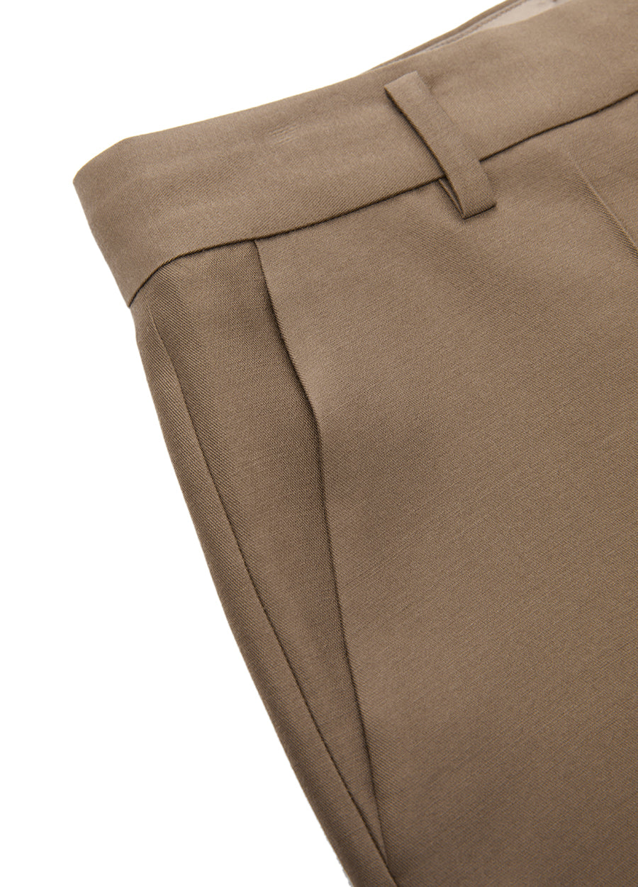 Pants / JNBY Relaxed Wool-blend Silk Suit Pants