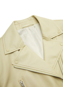 Coat / JNBY Polyurethane Leather Coat