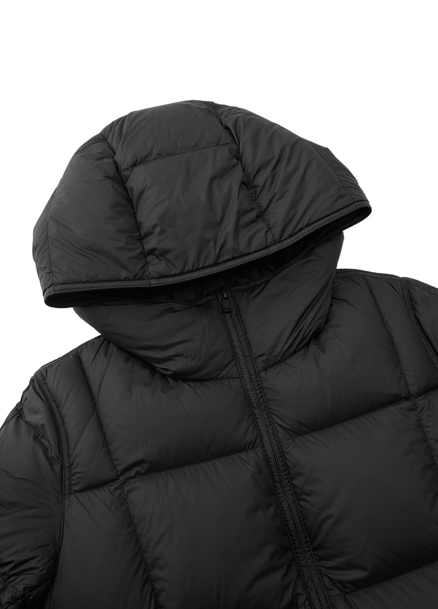 Coat / JNBY Relaxed Hooded Goose Down Jacket