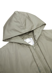 Coat / JNBY Silk Hooded Down Coat