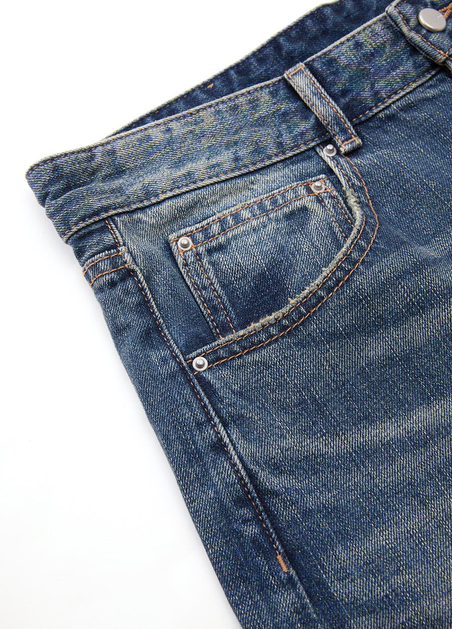 Pants / JNBY Eco-Friendly Straight Washed Jeans