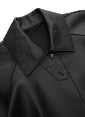 Coat / JNBY Classic Collar Cropped Sheep Leather Coat£¨Spring 24£©