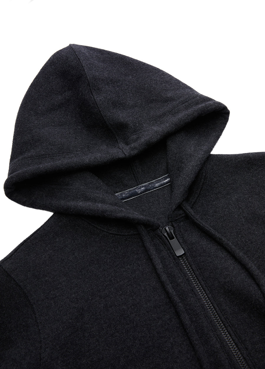 Coat / JNBY   Wool-blend Cashmere Hooded Jacket