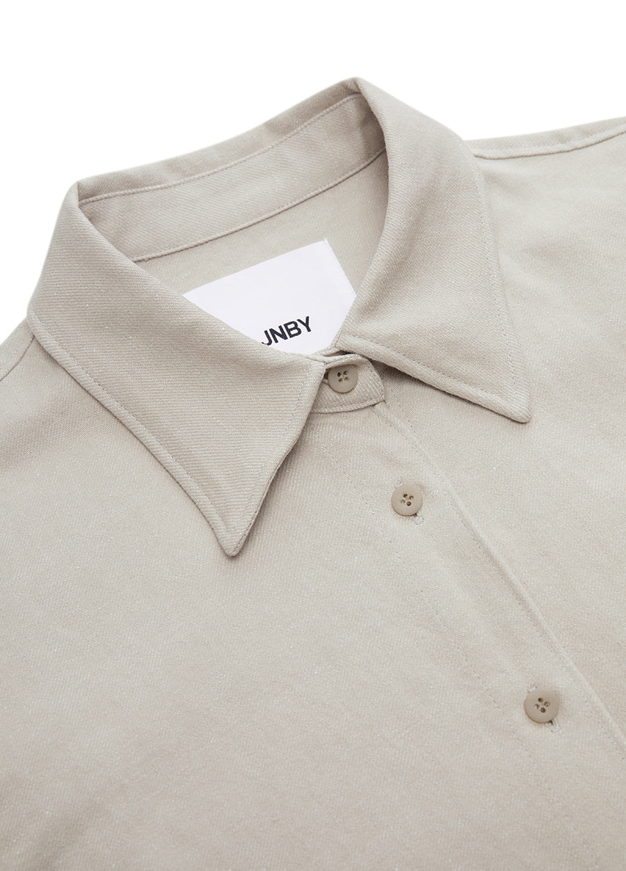 Shirt / (ESG) JNBY Relaxed Cotton-linen Shirt