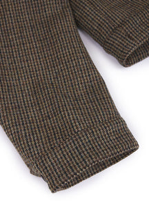 Coat / JNBY Cropped Houndstooth Wool Jacket