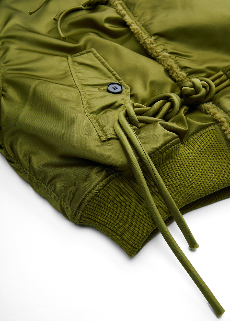 Coat / JNBY Nylon Jacket in Chinese buckle button