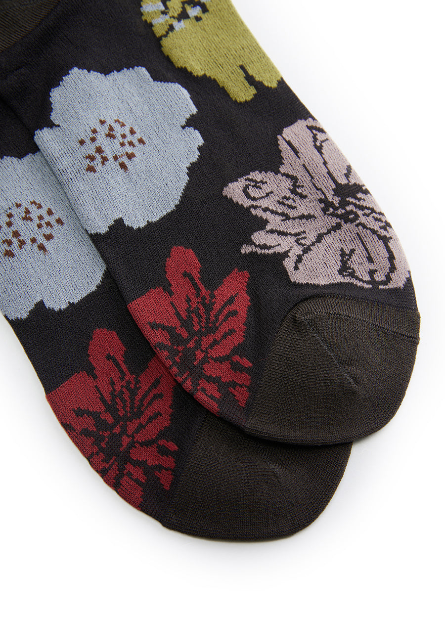 Socks / JNBY Floral Prints Mid-calf Socks