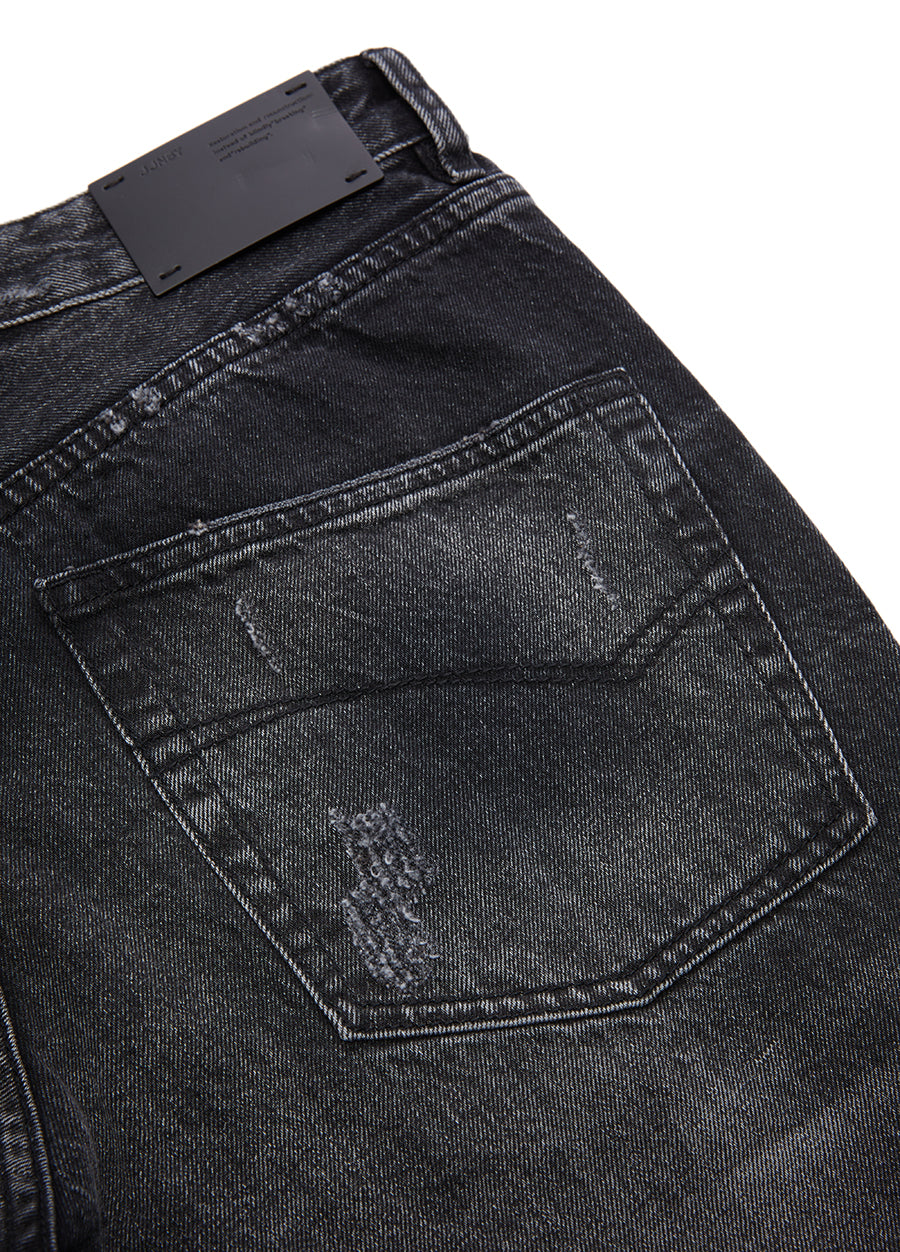 Pants / JNBY Slim-fit Cotton Flared Jeans