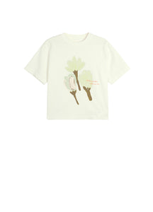 T-Shirt / jnby by JNBY Floral Print Crewneck Short Sleeve T-Shirt