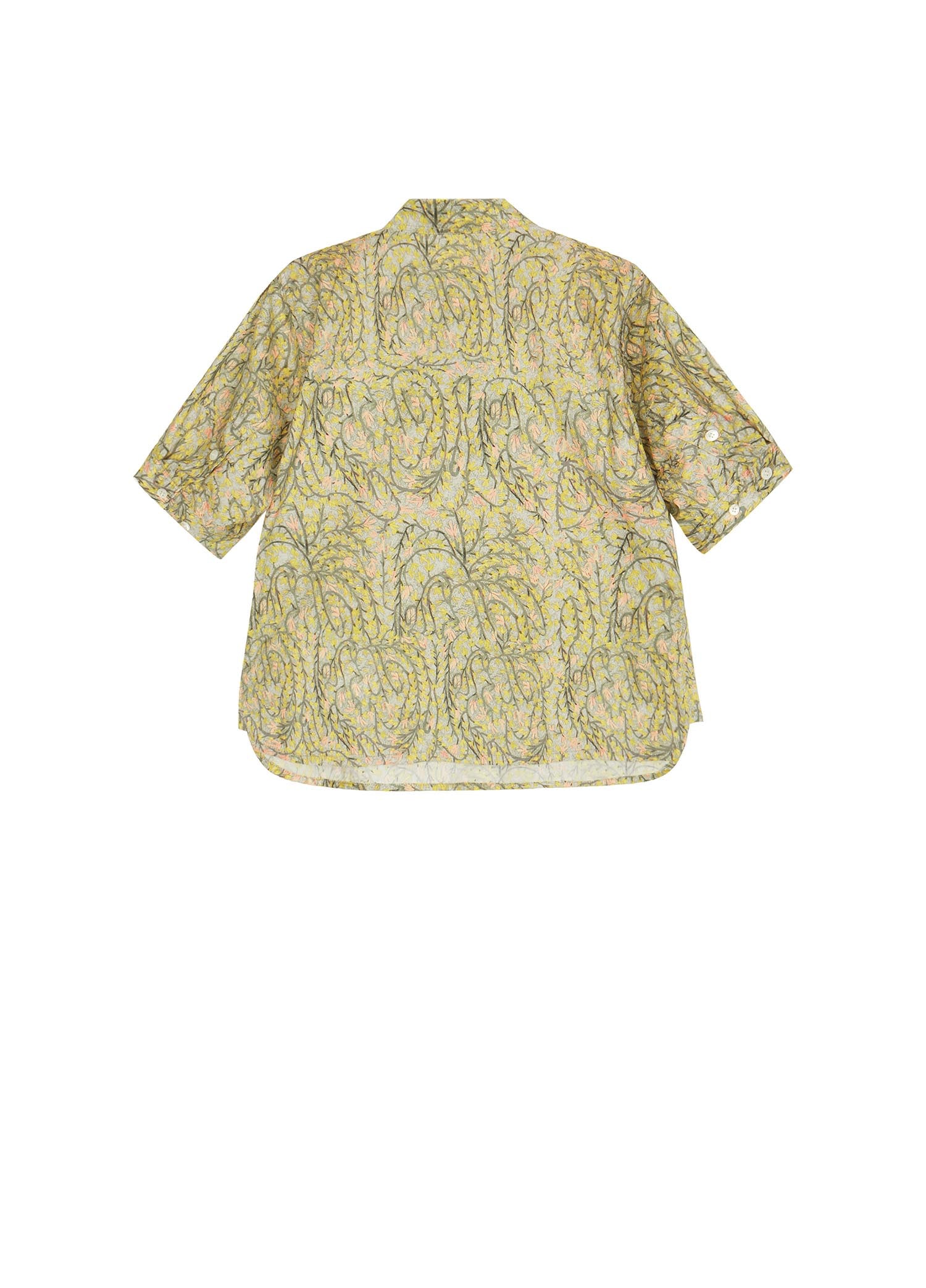 Shirt / jnby by JNBY Loose Fit Full Floral Print Short Sleeve Shirt