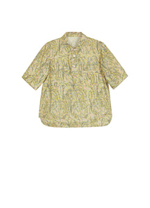 Shirt / jnby by JNBY Loose Fit Full Floral Print Short Sleeve Shirt