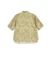 Shirt / jnby by JNBY Loose Fit Full Floral Print Short Sleeve Shirt