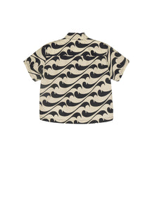Shirt / jnby by JNBY Full Print Short Sleeve Shirt (100% Cotton)