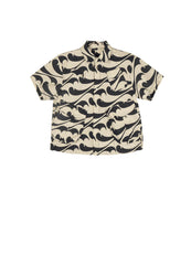 Shirt / jnby by JNBY Full Print Short Sleeve Shirt (100% Cotton)