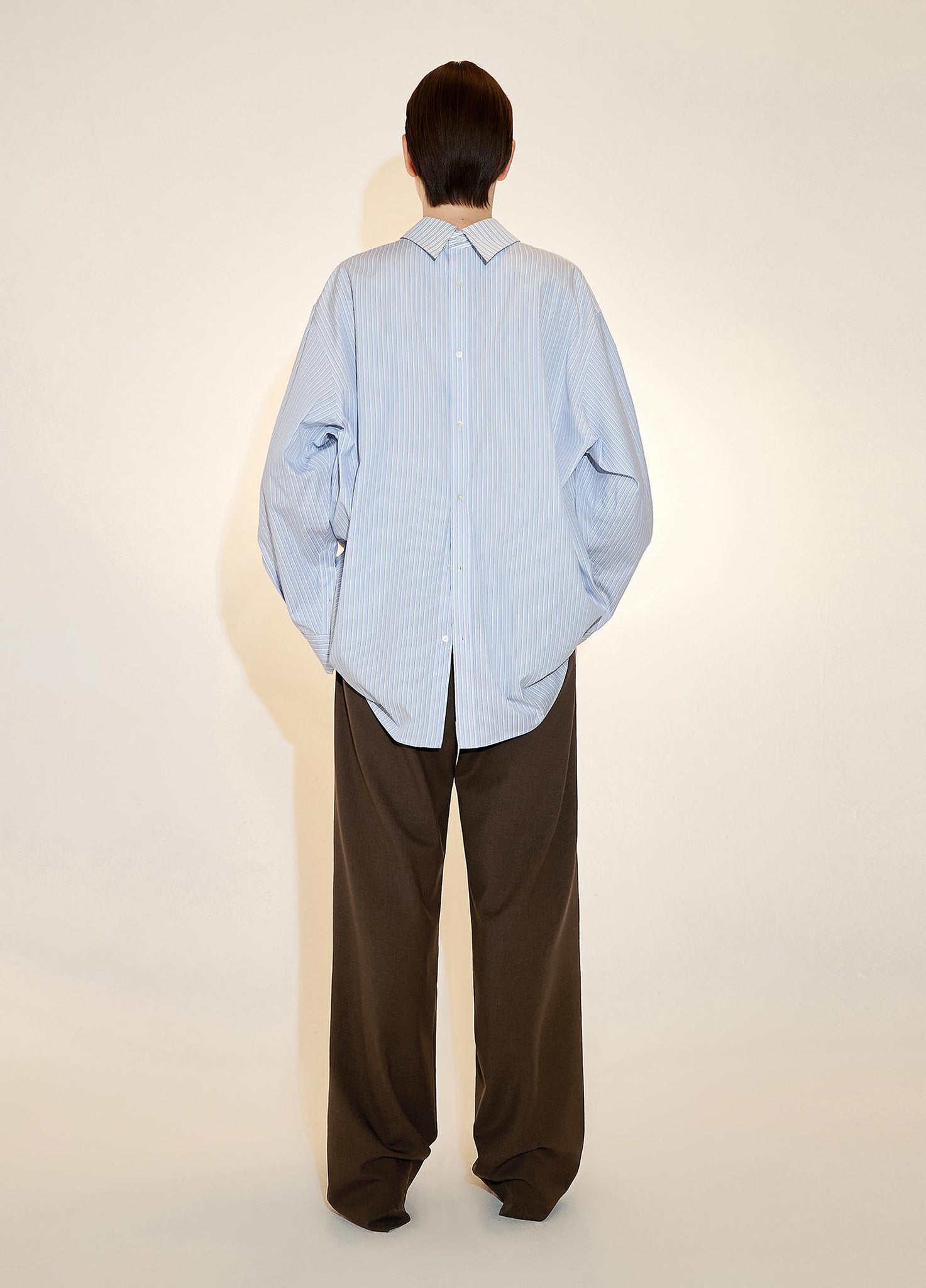 Shirts / Less & Samuel Oversize Double-Sided Striped Shirt