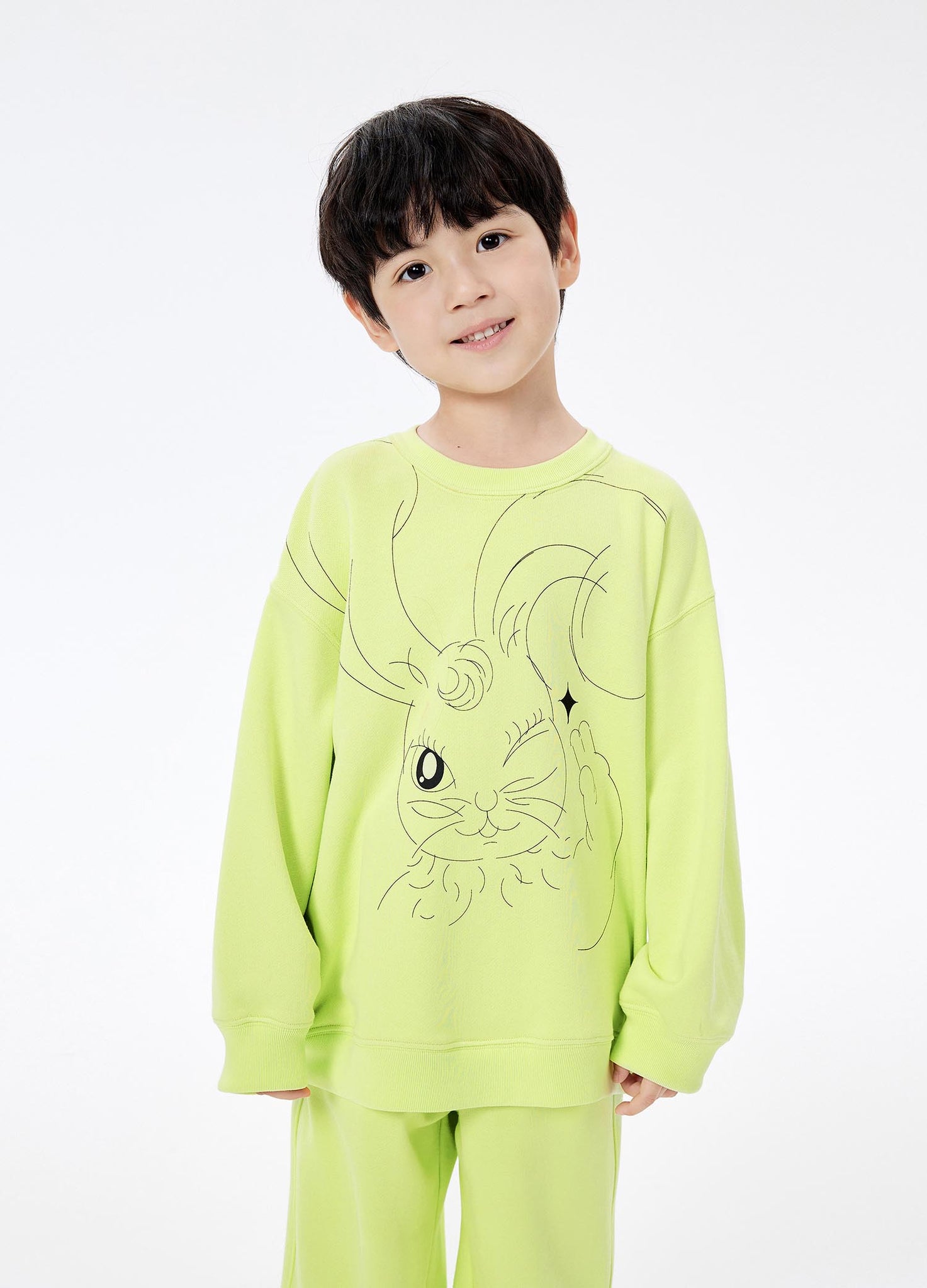 Sweaters / jnby by JNBY Cute Jacquard Bunny Sweater
