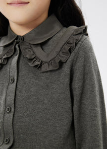 Cardigans / jnby by JNBY Lace Necked Cropped Cardigan