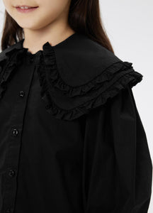 Shirt / jnby by JNBY Large Lace Collar Long Sleeve Shirt