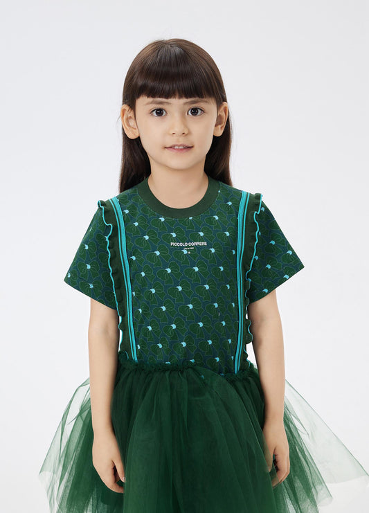 Dresses / jnby by JNBY Printing Patched Short Sleeve Dress