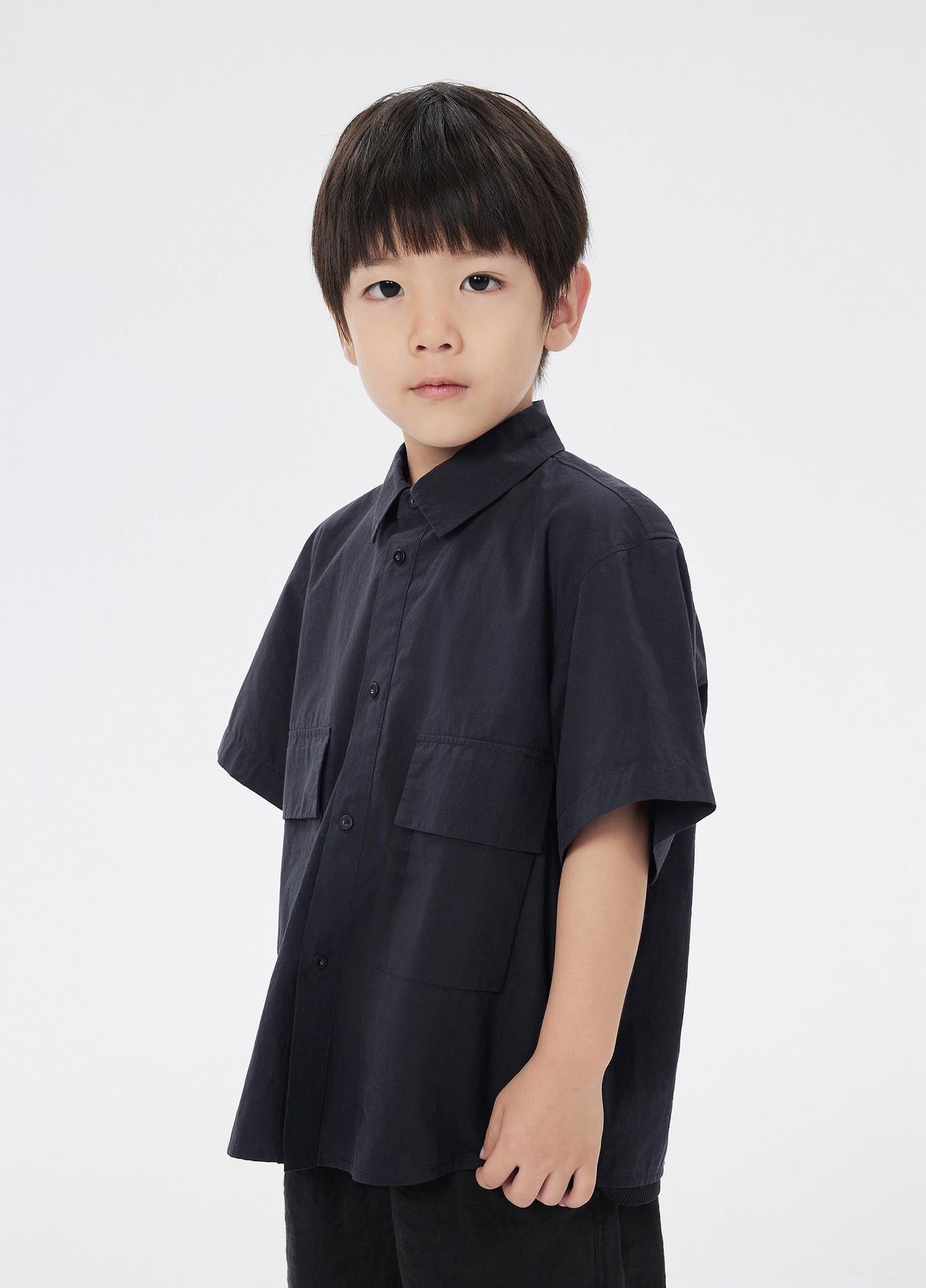 Shirt / jnby by JNBY Loose Fit Short Sleeve Shirt