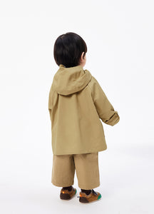 Coat / jnby for mini Hooded Long Trench Coat