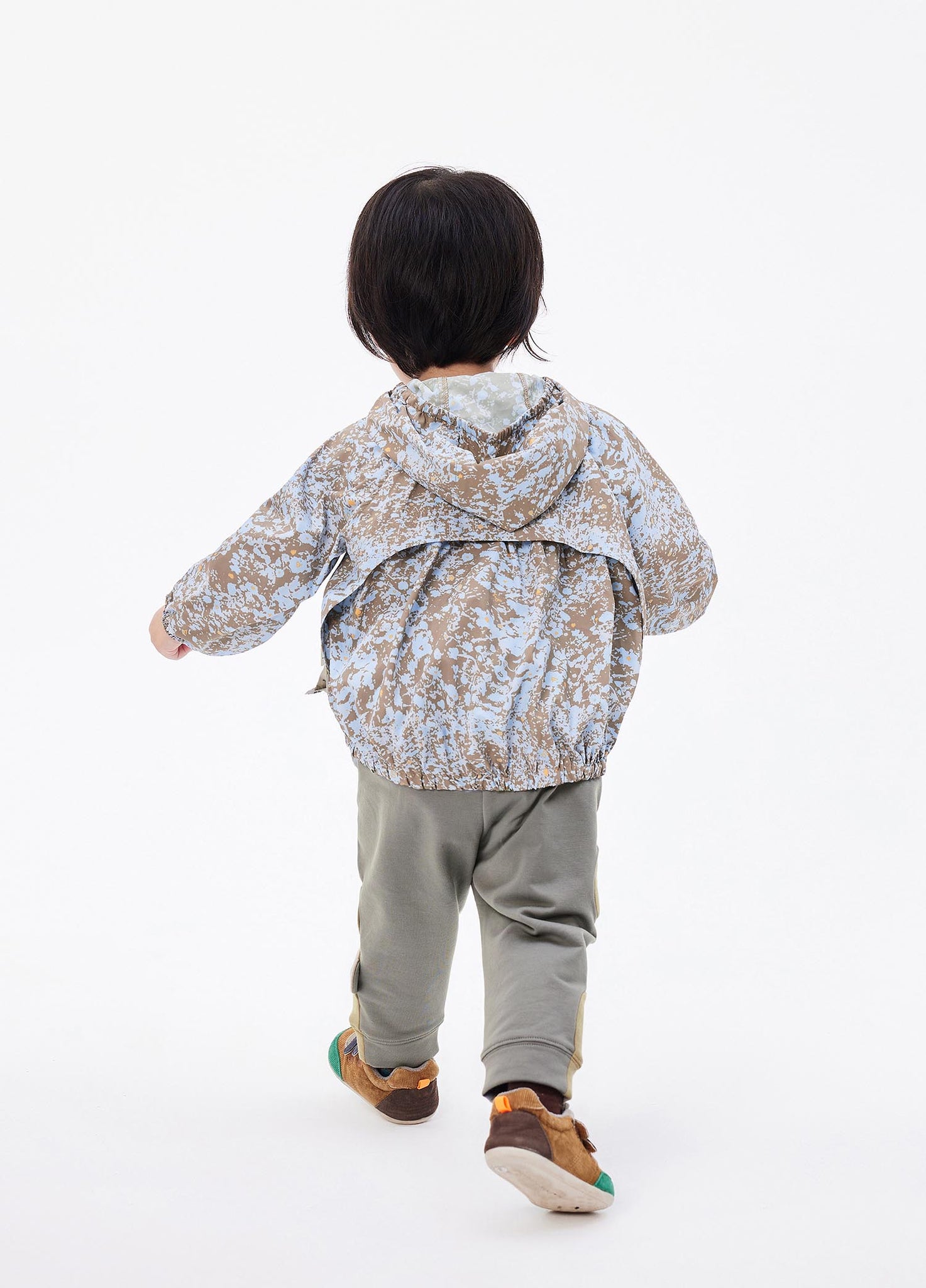 Jacket / jnby for mini Full Floral Printing Hooded Jacket
