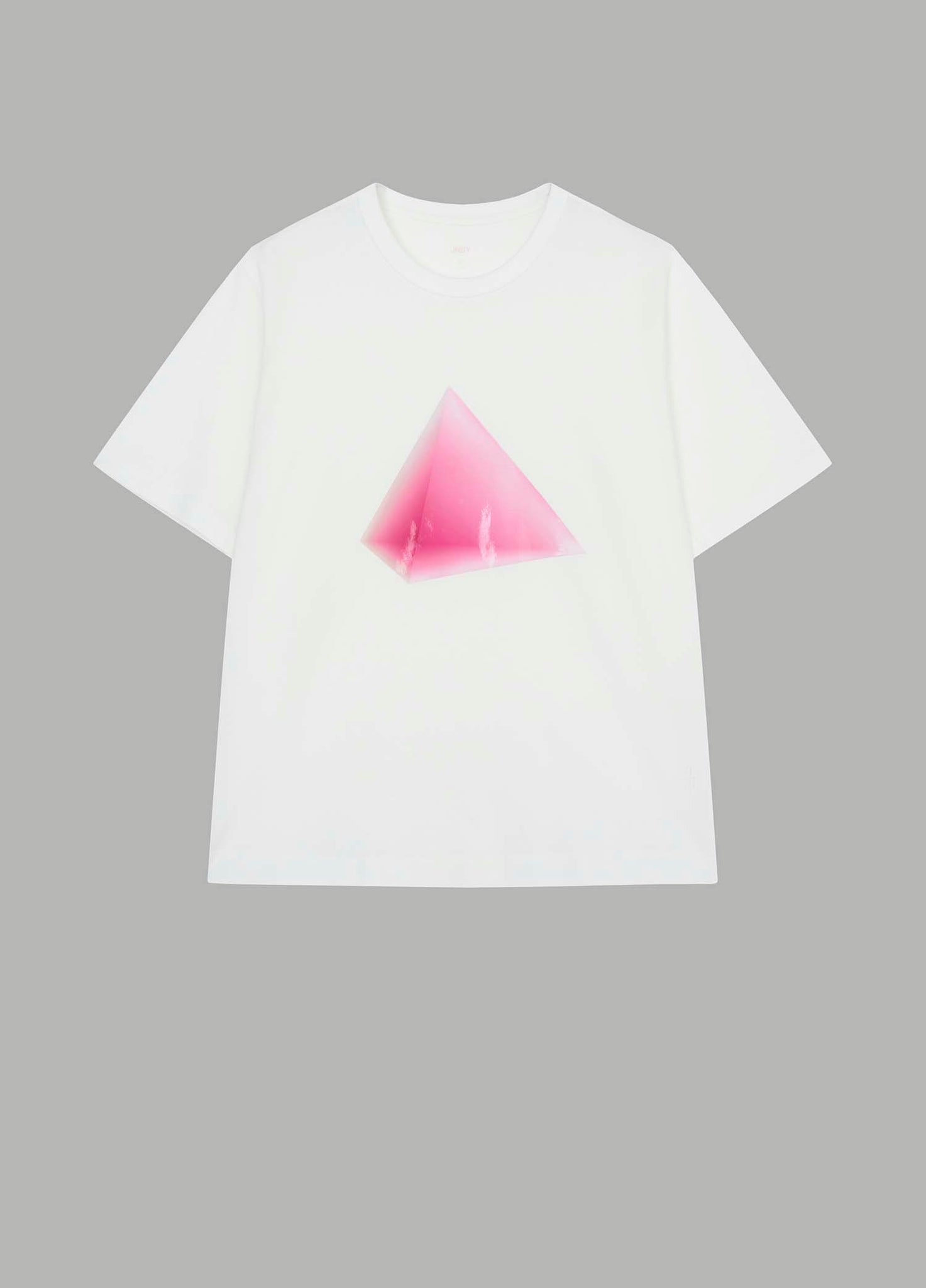 T-Shirt / JNBY Loose Fit Pyramid Print Short Sleeve T-Shirt