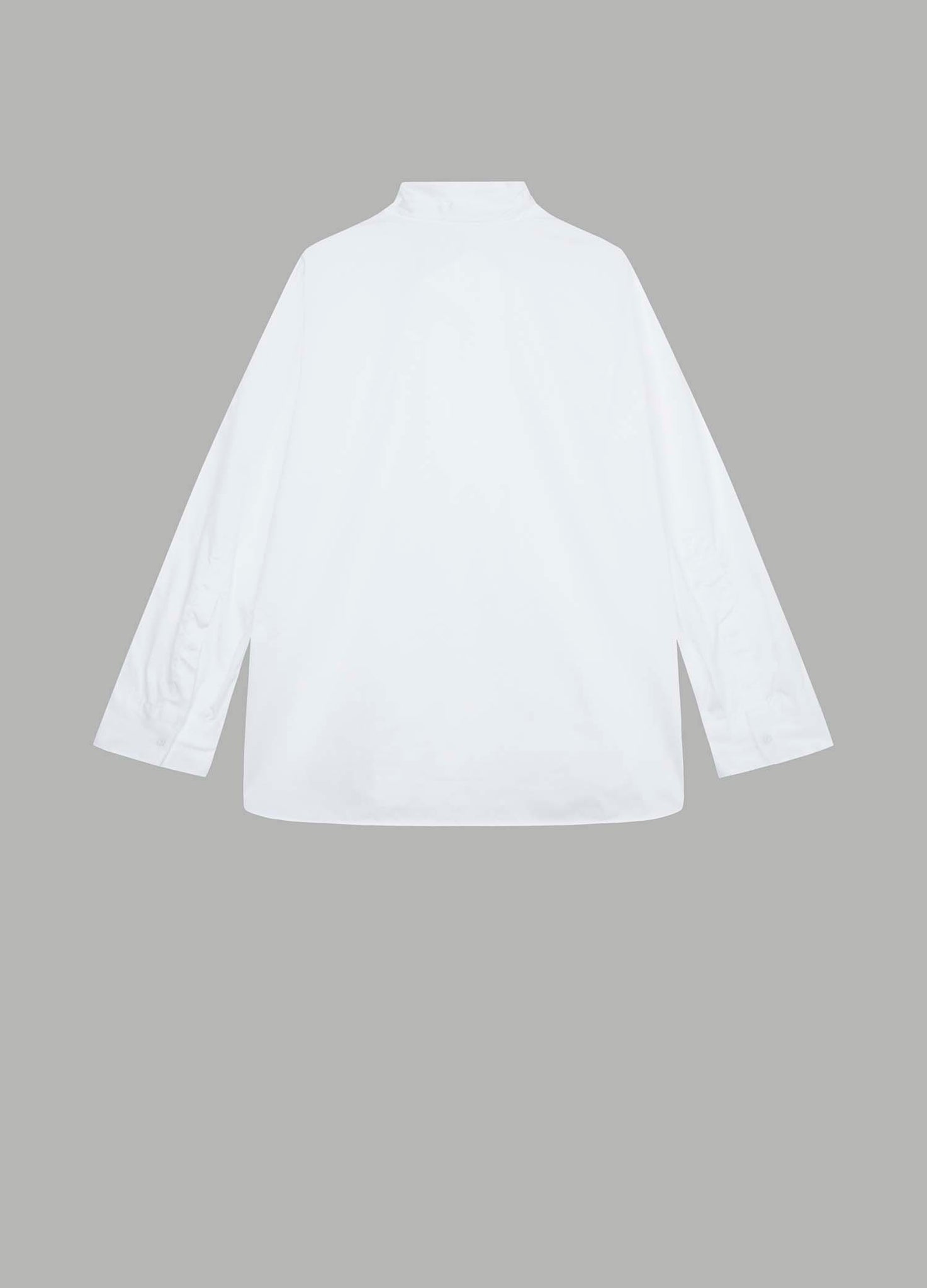 Shirts / JNBY Loose Fit Stand-Collar H-Shape Long Sleeve Shirt