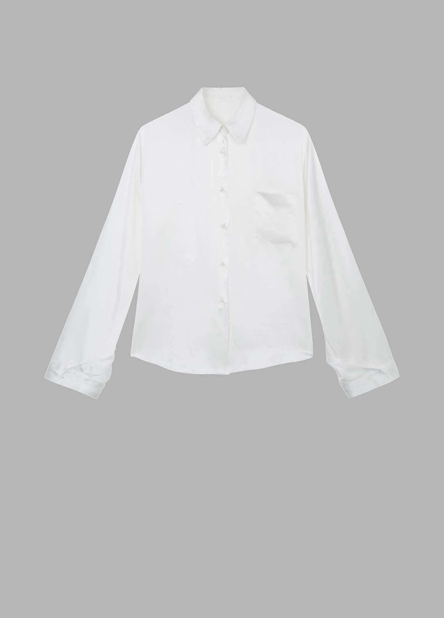 Shirts / JNBY Silk H-Shape Long Sleeve Shirt