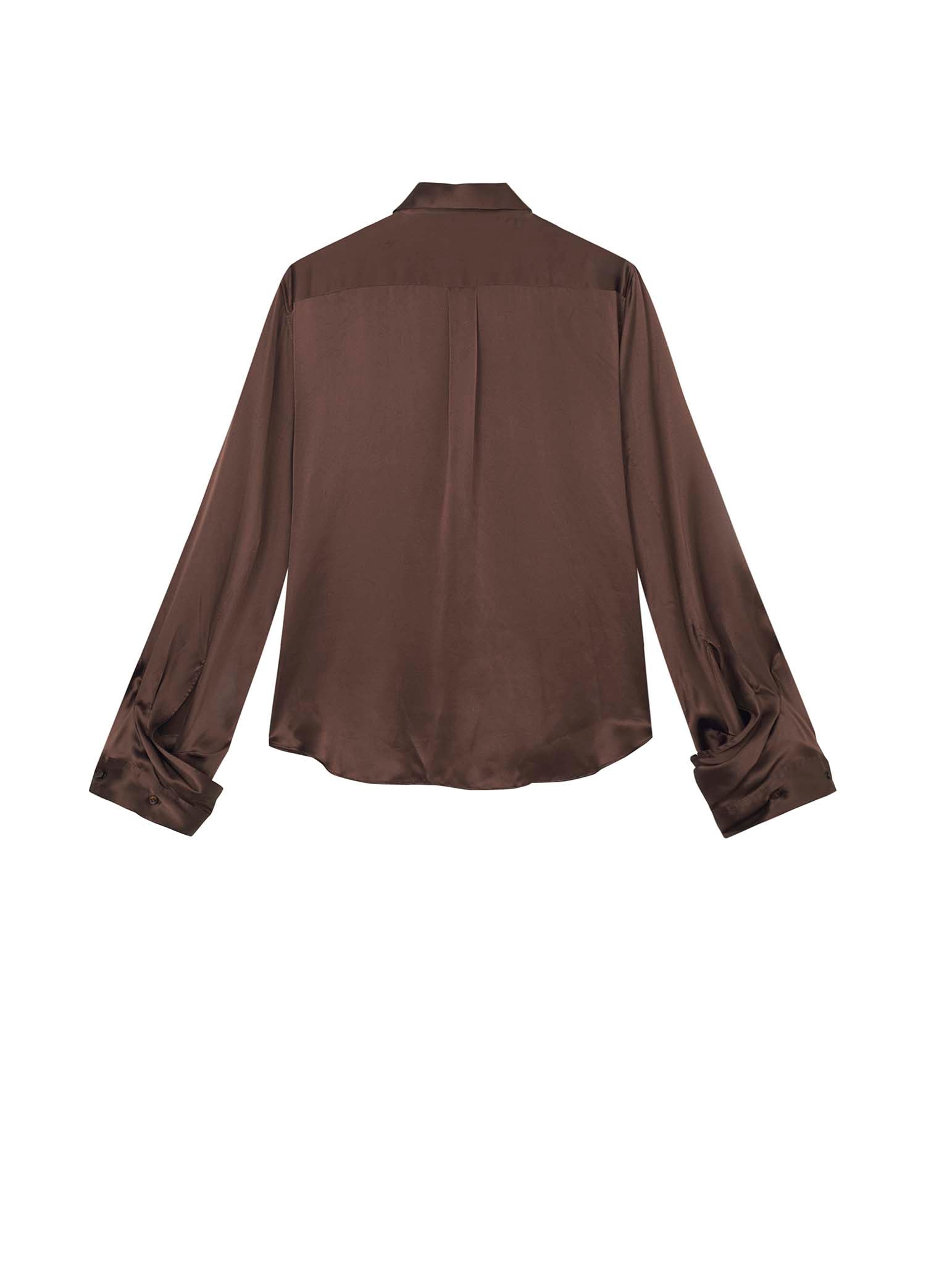 Shirts / JNBY Silk H-Shape Long Sleeve Shirt