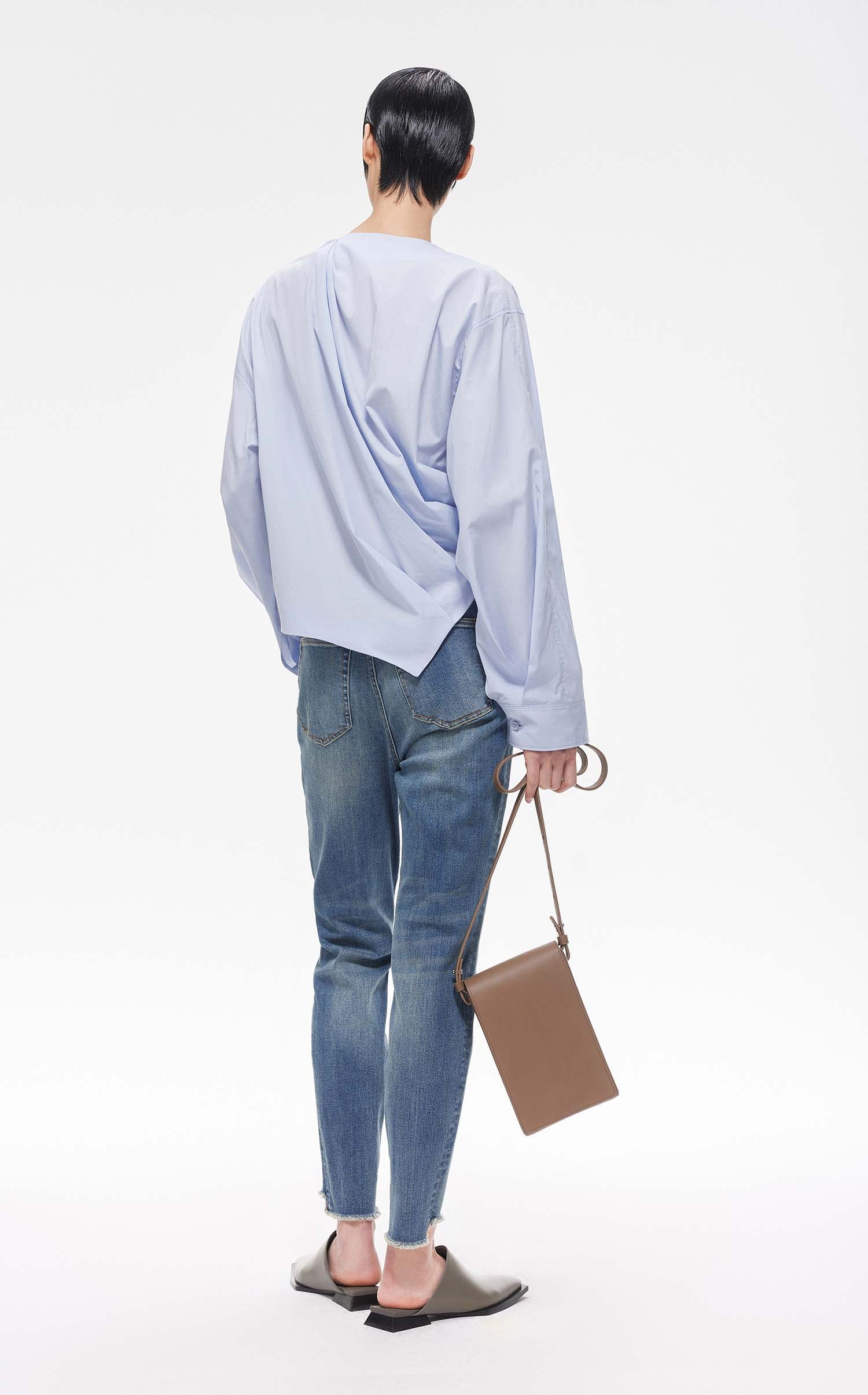 Shirts / JNBY Asymmetric Long Sleeve Pullover Shirt