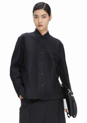 Shirts / JNBY Loose Fit H-Line Long Sleeve Shirt