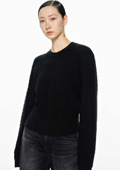 Sweaters / JNBY Short Crewneck Long-Sleeve Pullover