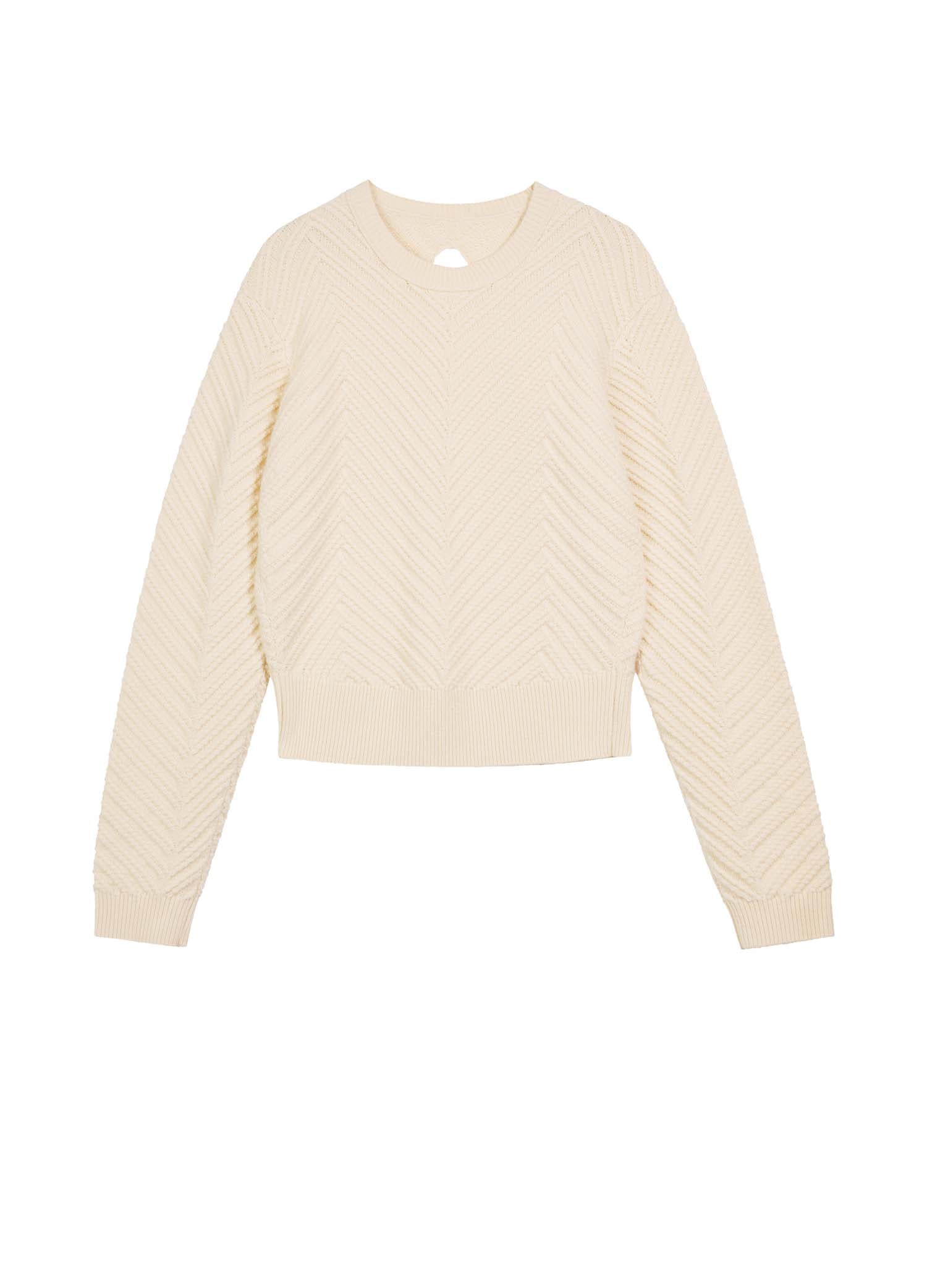 Sweaters / JNBY Short Crewneck Long-Sleeve Pullover