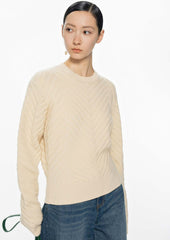 Sweaters / JNBY Short Crewneck Long-Sleeve Pullover