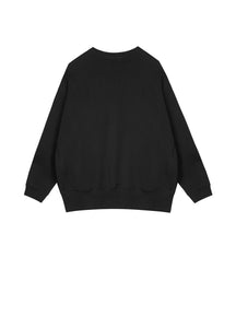 Sweatshirt / JNBY Oversize Crewneck Long Sleeve Crewneck Sweatshirt