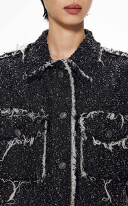 Vest / JNBY Loose Fit Turndown Collar Vintage Denim Vest
