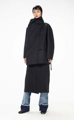 Jacket / JNBY Simple Modern H-Line Asymmetric Jacket