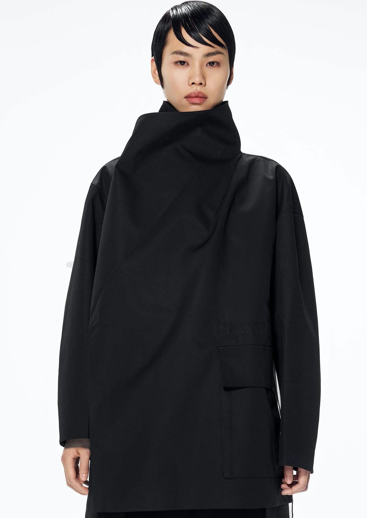 Jacket / JNBY Simple Modern H-Line Asymmetric Jacket